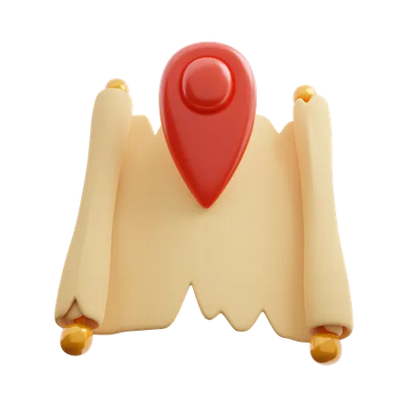 Carte d'aventure  3D Icon