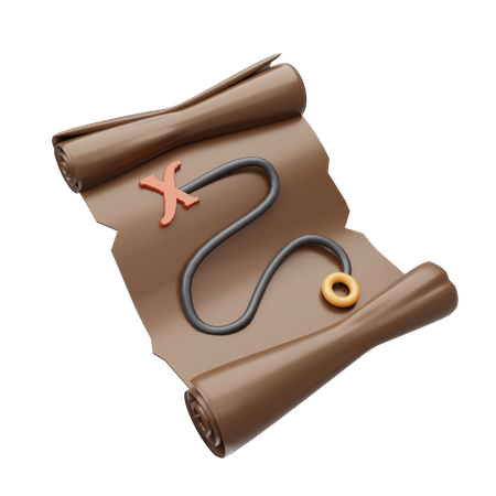 Carte d'aventure  3D Icon