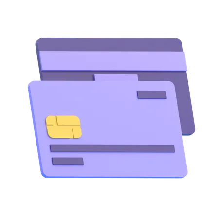 Carte bancaire  3D Illustration