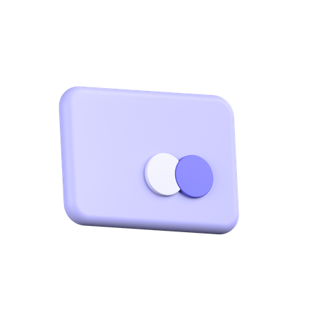 Carte bancaire  3D Icon