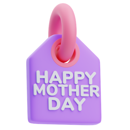 Carte de bonne fête des mères  3D Icon