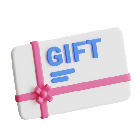 Carte cadeau  3D Icon