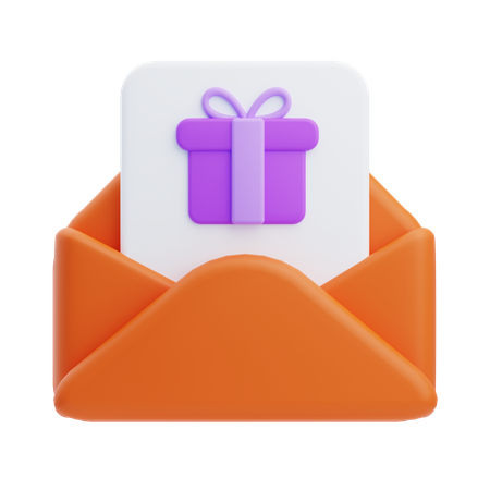 Carte cadeau  3D Icon