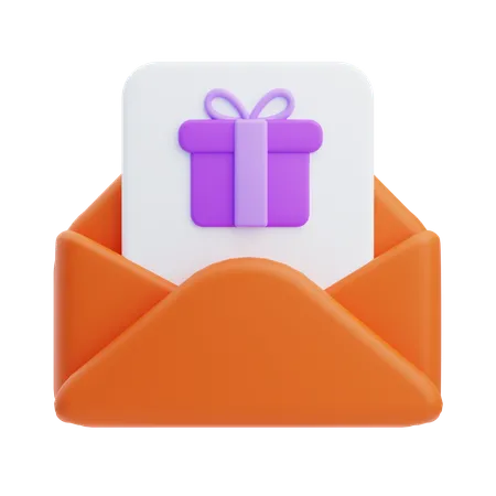 Carte cadeau  3D Icon