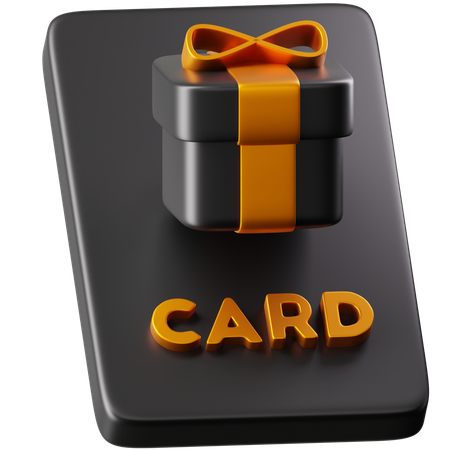 Carte cadeau  3D Icon