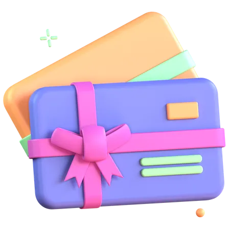 Carte cadeau  3D Icon