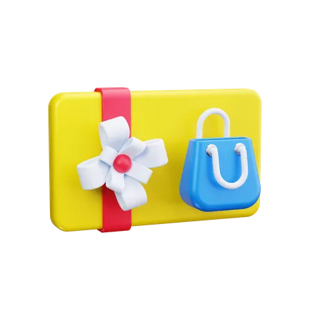 Carte cadeau  3D Icon