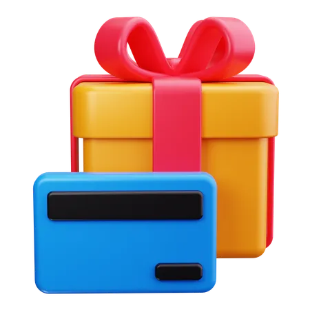 Carte cadeau  3D Icon