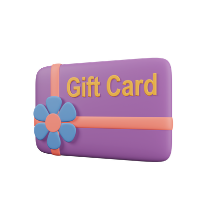 Carte cadeau  3D Illustration