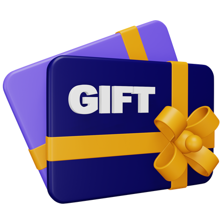 Carte cadeau  3D Icon