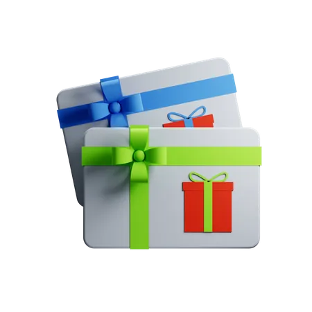 Carte cadeau  3D Icon