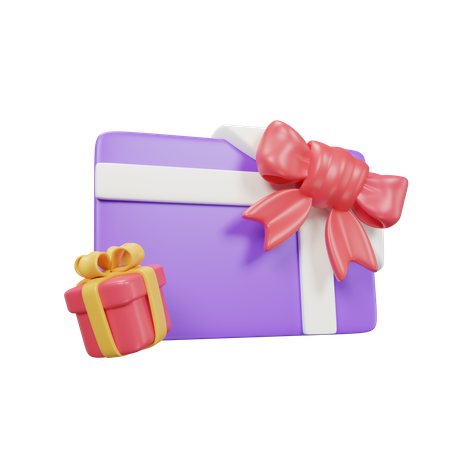 Carte cadeau  3D Icon