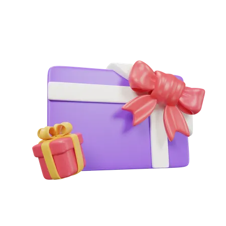 Carte cadeau  3D Icon