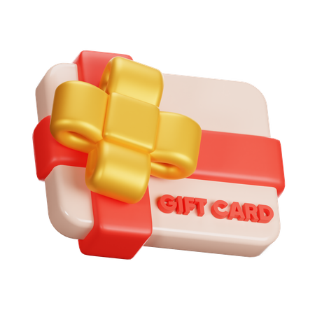 Carte cadeau  3D Icon