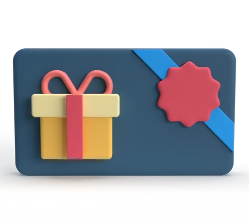 Carte cadeau  3D Icon