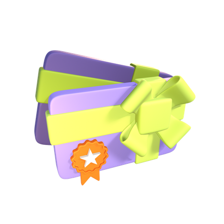 Carte-cadeau récompensée  3D Icon