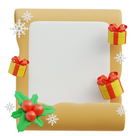 Carte cadeau de Noël  3D Icon