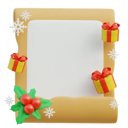 Carte cadeau de Noël  3D Icon