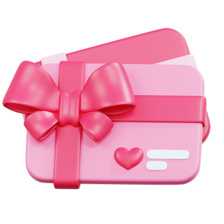 Carte cadeau Saint Valentin  3D Icon