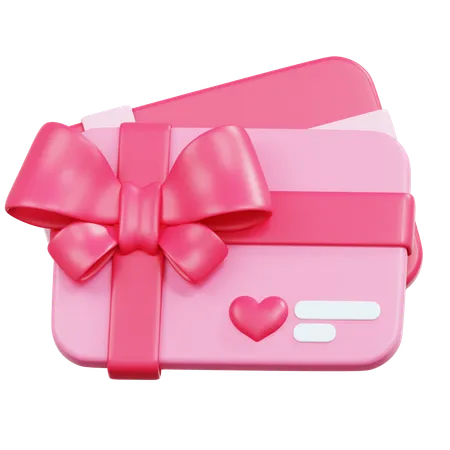 Carte cadeau Saint Valentin  3D Icon