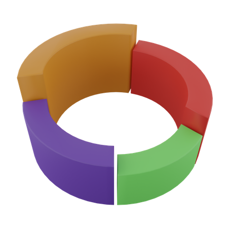 Diagramme circulaire  3D Icon