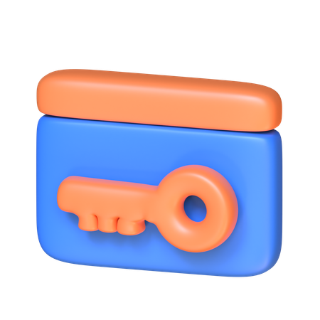 Carte-clé  3D Icon