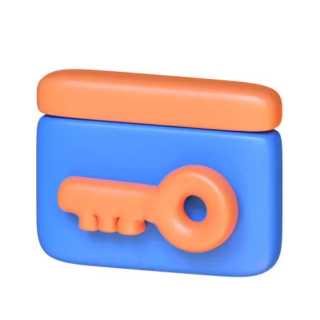 Carte-clé  3D Icon