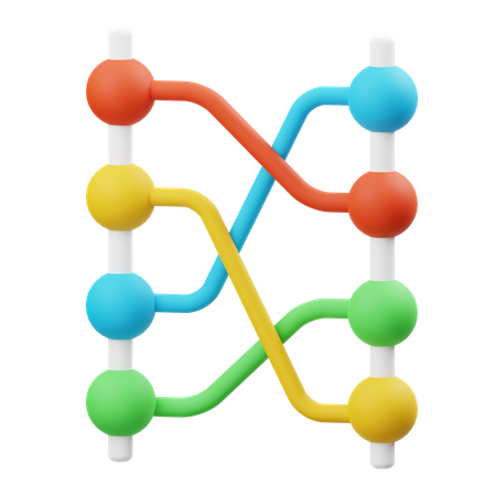 Carte connectée  3D Icon