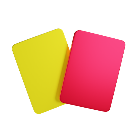 Carte d'arbitre  3D Icon