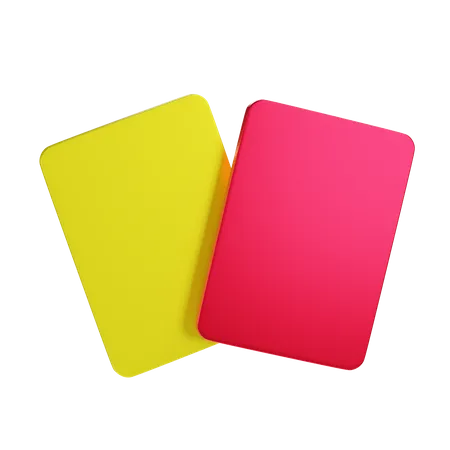 Carte d'arbitre  3D Icon