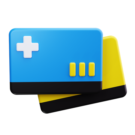 Carte d'assurance  3D Icon