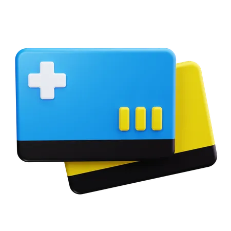 Carte d'assurance  3D Icon