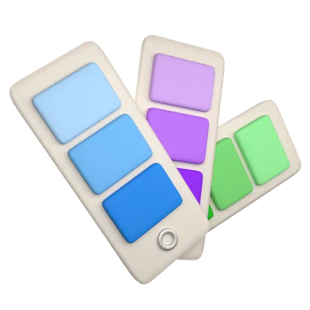 Carte de couleurs pantone  3D Icon