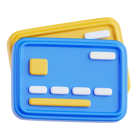 Carte de crédit  3D Icon