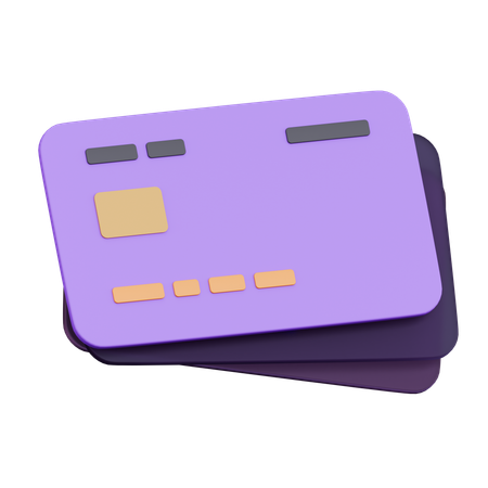 Carte de crédit  3D Icon