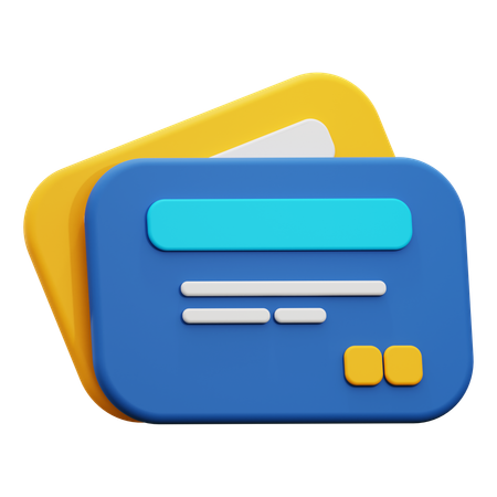 Carte de crédit  3D Icon
