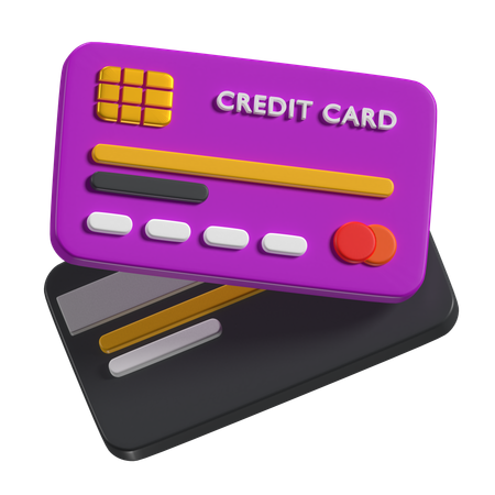 Carte de crédit  3D Icon