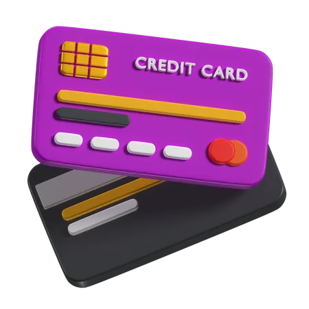 Carte de crédit  3D Icon