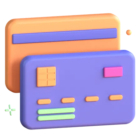 Carte de crédit  3D Icon