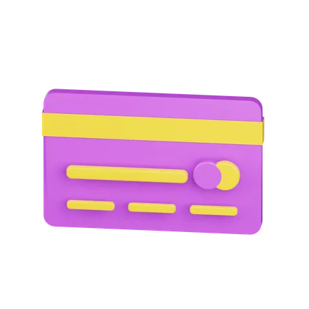 Carte de crédit  3D Icon