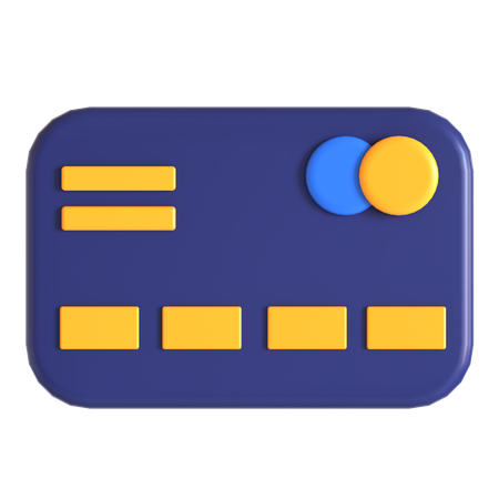 Carte de crédit  3D Icon