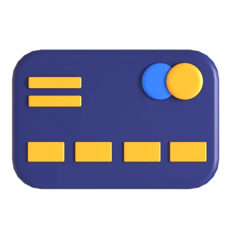 Carte de crédit  3D Icon