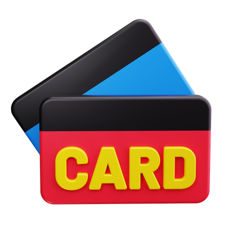 Carte de crédit  3D Icon