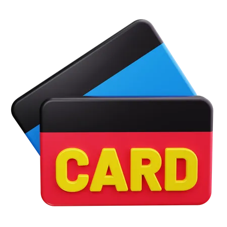 Carte de crédit  3D Icon