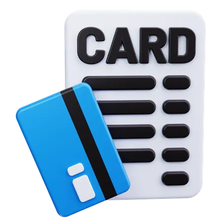 Carte de crédit  3D Icon