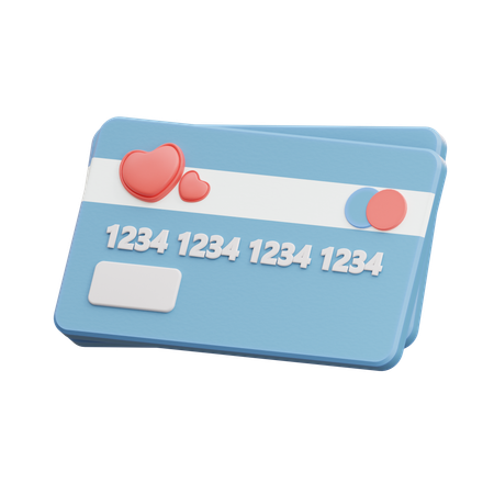 Carte de crédit  3D Icon