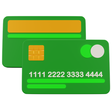 Carte de crédit  3D Icon