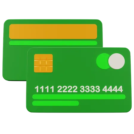 Carte de crédit  3D Icon