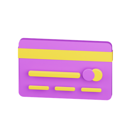 Carte de crédit  3D Icon