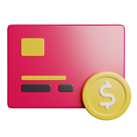 Carte de crédit  3D Icon